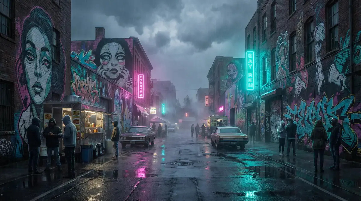 北条麻妃下载 - 雨夜壁画街